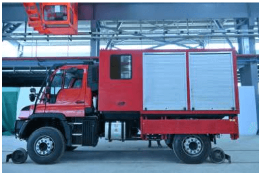 Zagro Diesel Operated Rail cum Road Rescue Vehicle