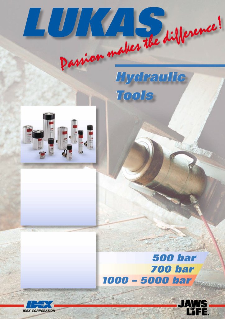 LUKAS Hydraulic Tools 500 bar _ 700 bar